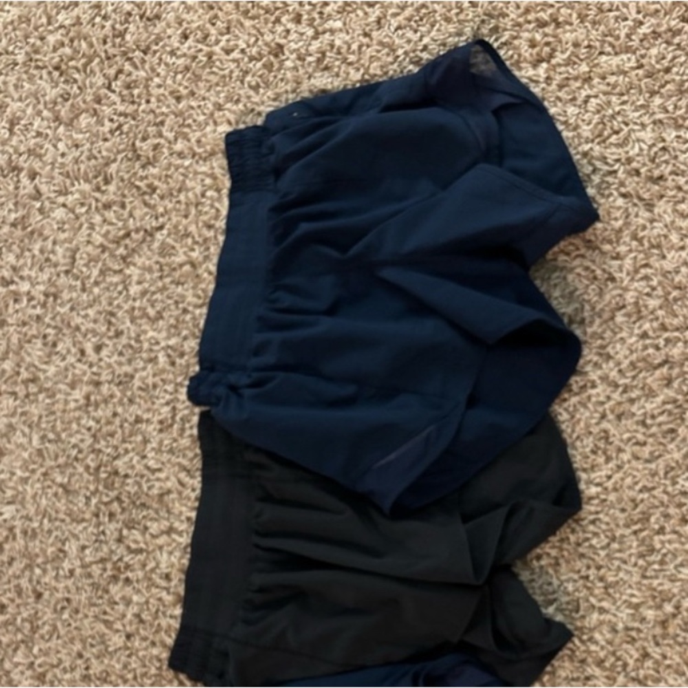 Navy and Black Athletic Shorts each $20